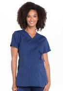 Cherokee Maternity Mock Wrap Top. Item WW685 in CK WW PROFESSIONALS Collection. Live Chat for Bulk Discounts.