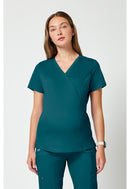 Cherokee Maternity Mock Wrap Top. Item WW688 in CK WW REVOLUTION Collection. Live Chat for Bulk Discounts.