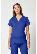 Cherokee Maternity Mock Wrap Top. Item WW688 in CK WW REVOLUTION Collection. Live Chat for Bulk Discounts.