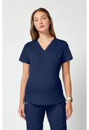 Cherokee Maternity Mock Wrap Top. Item WW688 in CK WW REVOLUTION Collection. Live Chat for Bulk Discounts.