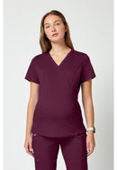 Cherokee Maternity Mock Wrap Top. Item WW688 in CK WW REVOLUTION Collection. Live Chat for Bulk Discounts.