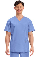 Cherokee Men's V-Neck Top. Item WW695T in CK WW PROFESSIONALS Collection. Live Chat for Bulk Discounts.