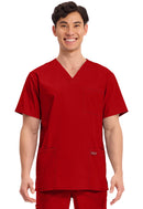 Cherokee Men's V-Neck Top. Item WW695T in CK WW PROFESSIONALS Collection. Live Chat for Bulk Discounts.