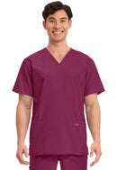 Cherokee Men's V-Neck Top. Item WW695T in CK WW PROFESSIONALS Collection. Live Chat for Bulk Discounts.