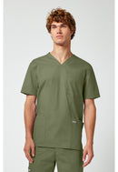 Cherokee Men's V-Neck Top. Item WW695 in CK WW PROFESSIONALS Collection. Live Chat for Bulk Discounts.