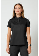 Cherokee Tuckable Snap Front Polo Shirt. Item WW698 in CK WW REVOLUTION Collection. Live Chat for Bulk Discounts.
