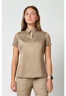 Cherokee Tuckable Snap Front Polo Shirt. Item WW698 in CK WW REVOLUTION Collection. Live Chat for Bulk Discounts.