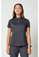 Cherokee Tuckable Snap Front Polo Shirt. Item WW698 in CK WW REVOLUTION Collection. Live Chat for Bulk Discounts.