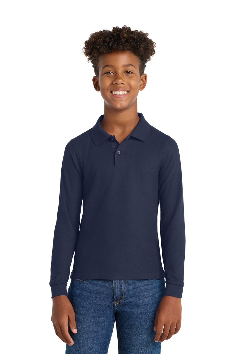 Port Authority ®  Youth Long Sleeve Silk Touch Polo.  Y500LS
