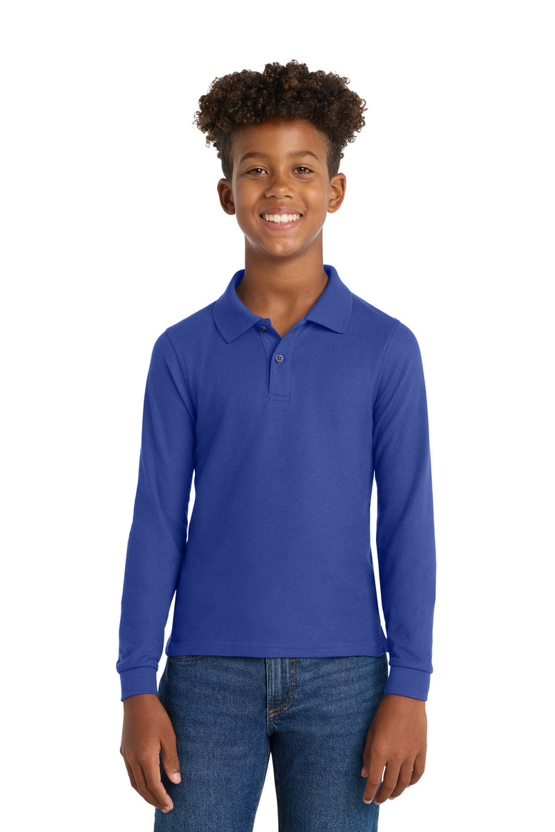 Port Authority ®  Youth Long Sleeve Silk Touch Polo.  Y500LS