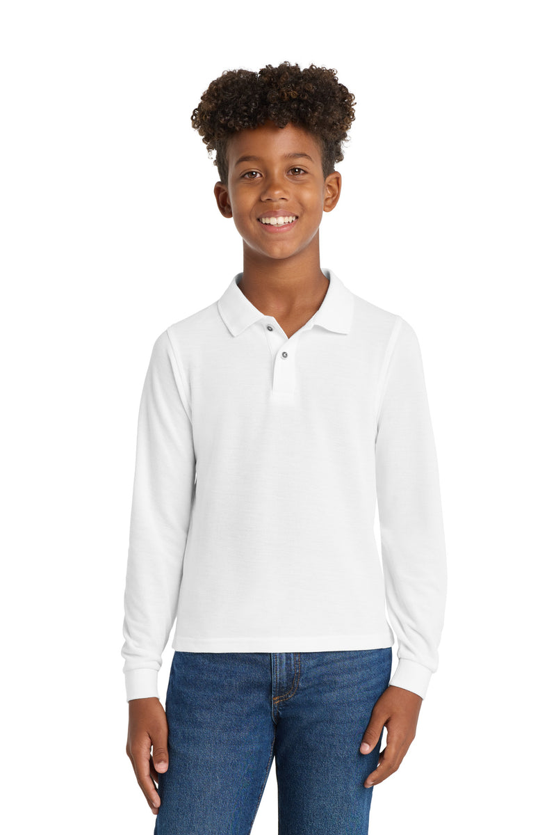 Port Authority ®  Youth Long Sleeve Silk Touch Polo.  Y500LS
