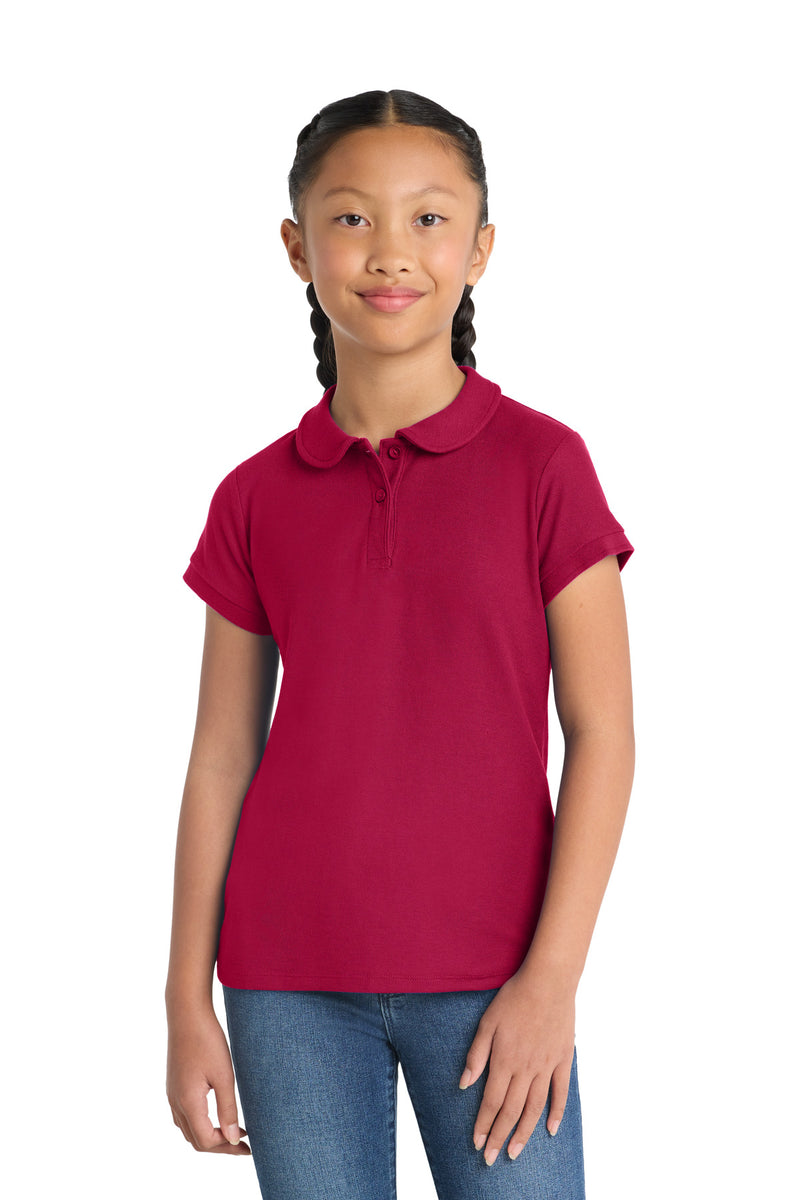 Port Authority ®  Girls Silk Touch   Peter Pan Collar Polo. YG503