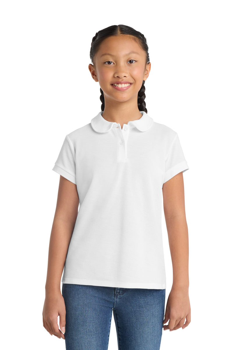 Port Authority ®  Girls Silk Touch   Peter Pan Collar Polo. YG503