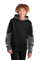 Sport-Tek ®  Youth Sport-Wick ®  Mineral Freeze Fleece Colorblock Hooded Pullover. YST231