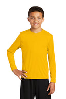 Sport-Tek ®  Youth Long Sleeve PosiCharge ®  Competitor Tee. YST350LS - Gold