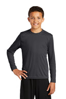 Sport-Tek ®  Youth Long Sleeve PosiCharge ®  Competitor Tee. YST350LS - Iron Grey