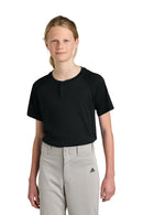 Sport-Tek ®  Youth PosiCharge ®  Competitor   2-Button Henley YST359