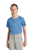 Sport-Tek ®  Youth PosiCharge ®  Competitor   2-Button Henley YST359