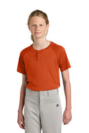 Sport-Tek ®  Youth PosiCharge ®  Competitor   2-Button Henley YST359