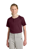 Sport-Tek ®  Youth PosiCharge ®  Competitor   2-Button Henley YST359