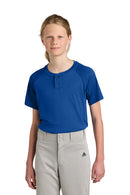 Sport-Tek ®  Youth PosiCharge ®  Competitor   2-Button Henley YST359