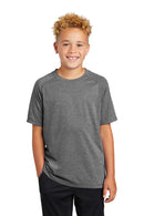 Sport-Tek  ®  Youth PosiCharge  ®  Tri-Blend Wicking Raglan Tee. YST400