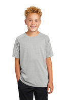 Sport-Tek  ®  Youth PosiCharge  ®  Tri-Blend Wicking Raglan Tee. YST400