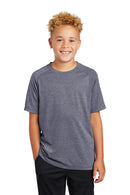Sport-Tek  ®  Youth PosiCharge  ®  Tri-Blend Wicking Raglan Tee. YST400