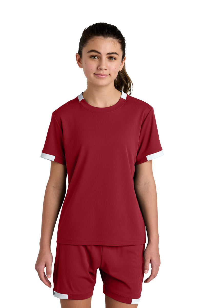 Sport-Tek ®  Youth Club Short Sleeve Crew YST440