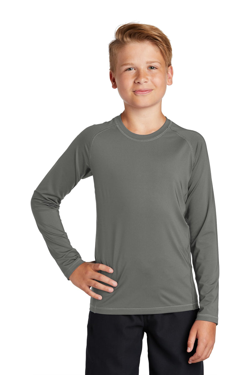 Sport-Tek  ®  Youth Long Sleeve Rashguard Tee. YST470LS