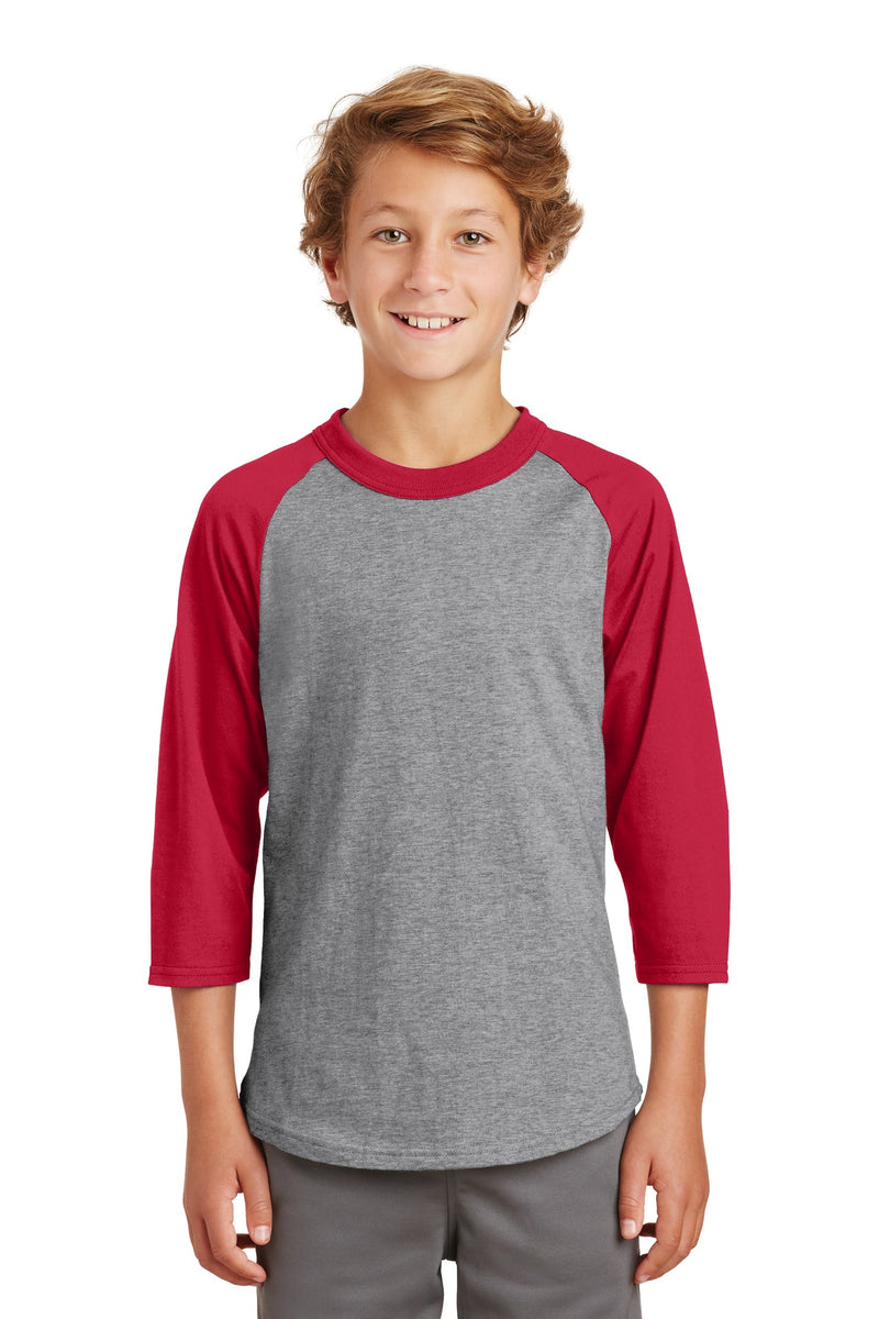 Sport-Tek ®  Youth Colorblock Raglan Jersey.  YT200