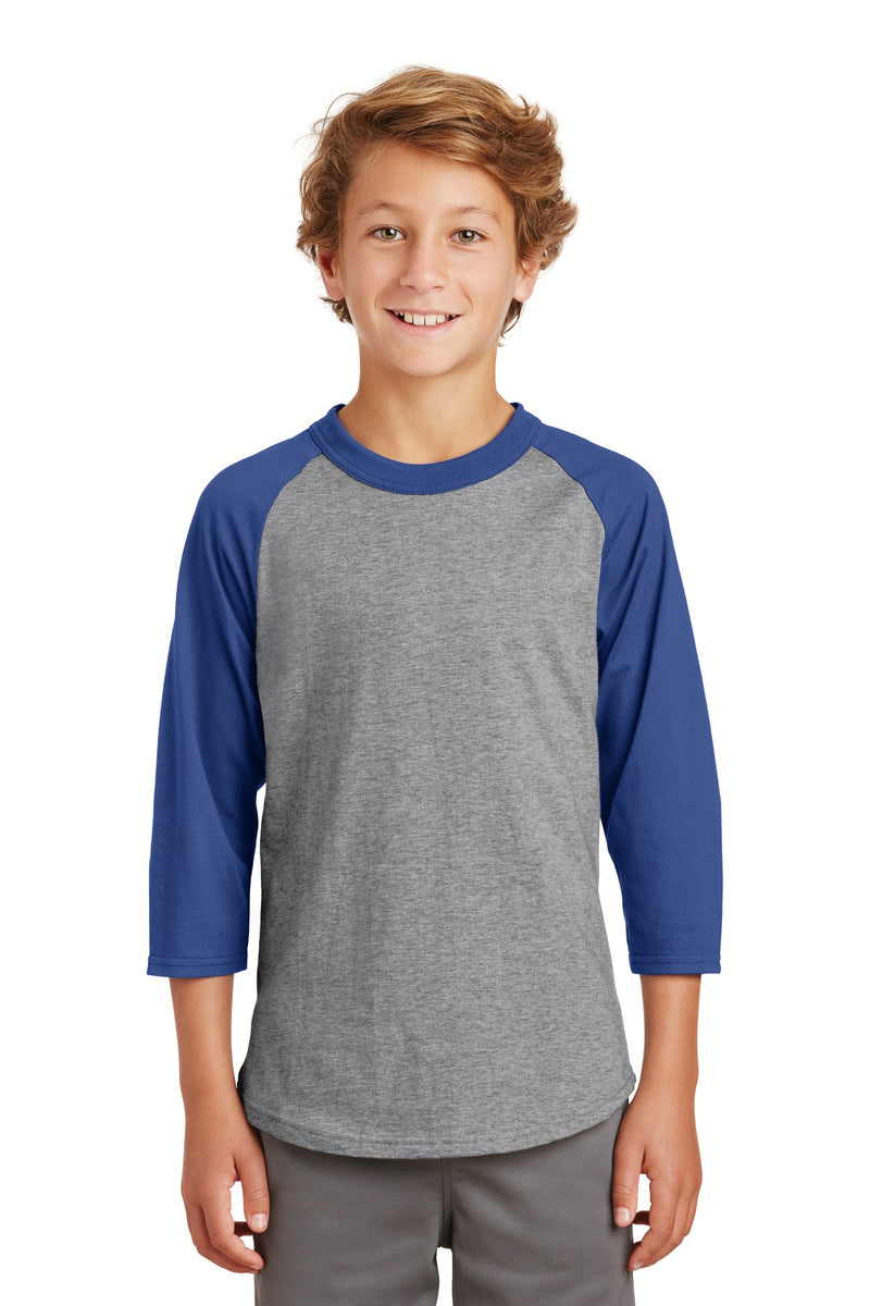 Sport-Tek ®  Youth Colorblock Raglan Jersey.  YT200