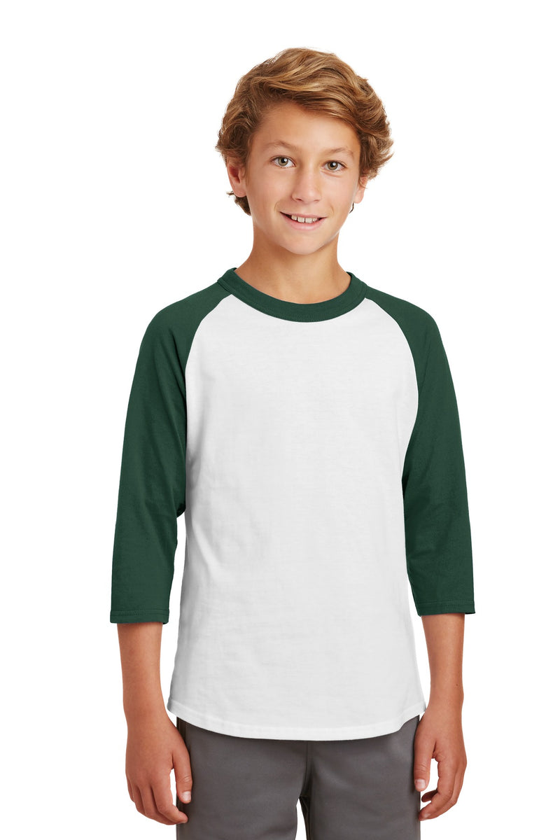 Sport-Tek ®  Youth Colorblock Raglan Jersey.  YT200