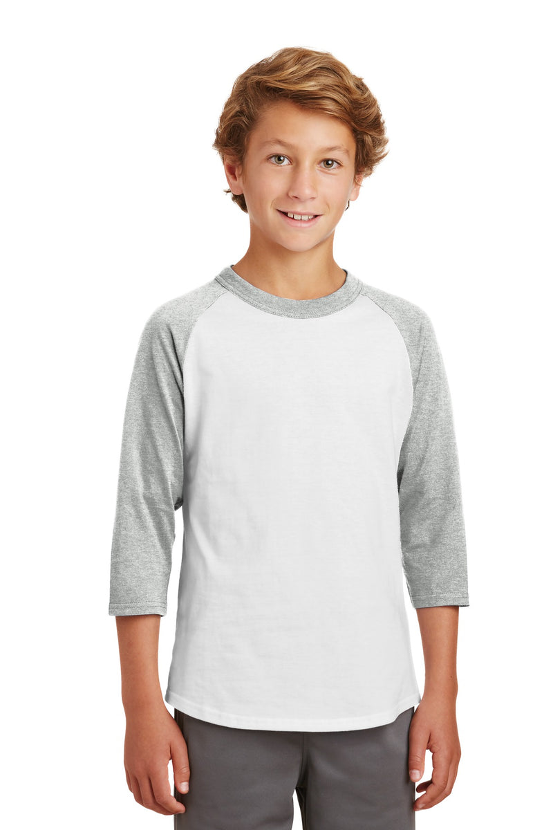 Sport-Tek ®  Youth Colorblock Raglan Jersey.  YT200