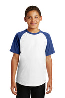 Sport-Tek ®  Youth Short Sleeve Colorblock Raglan Jersey. YT201