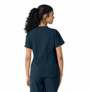 Women's Knit Panel Scrub Top. Live Chat for Bulk Discounts
