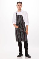 Chef Works Striped Bib Apron A550. Live Chat for Bulk Discounts