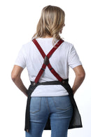 Chef Works Berkeley Short Snap Bib Apron ABS01WS. Live Chat for Bulk Discounts
