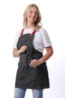 Chef Works Berkeley Short Snap Bib Apron ABS01WS. Live Chat for Bulk Discounts