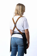 Chef Works Berkeley Short Snap Bib Apron ABS01WS. Live Chat for Bulk Discounts