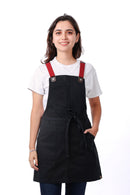 Chef Works Berkeley Short Snap Bib Apron ABS01WS. Live Chat for Bulk Discounts