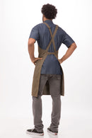 Chef Works Uptown Cross-Back Bib Apron ABX01. Live Chat for Bulk Discounts
