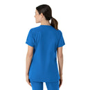 Women's Notch Neck Tunic Scrub Top. Live Chat for Bulk Discounts