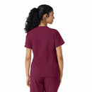 Women's Knit Panel Scrub Top. Live Chat for Bulk Discounts