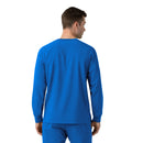 Men's Crew Neck Long Sleeve Scrub Top. Live Chat for Bulk Discounts