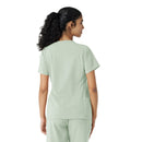 Women's Knit Panel Scrub Top. Live Chat for Bulk Discounts