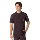Men's Henley Scrub Top. Live Chat for Bulk Discounts