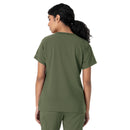 Women's Crew Neck Scrub Top. Live Chat for Bulk Discounts