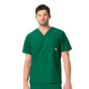 Men's Twill Chest Pocket Scrub Top. Live Chat for Bulk Discounts