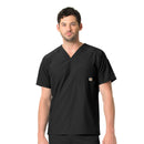 Men's Twill Chest Pocket Scrub Top. Live Chat for Bulk Discounts